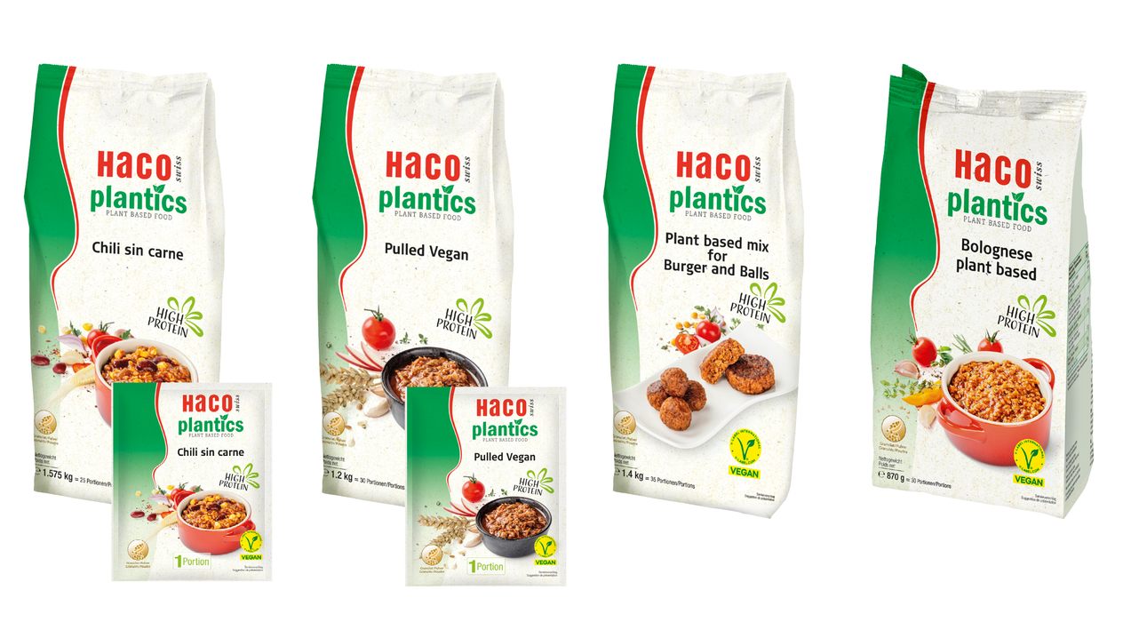 Plantics - Pflanzenbasierte Produktelinie