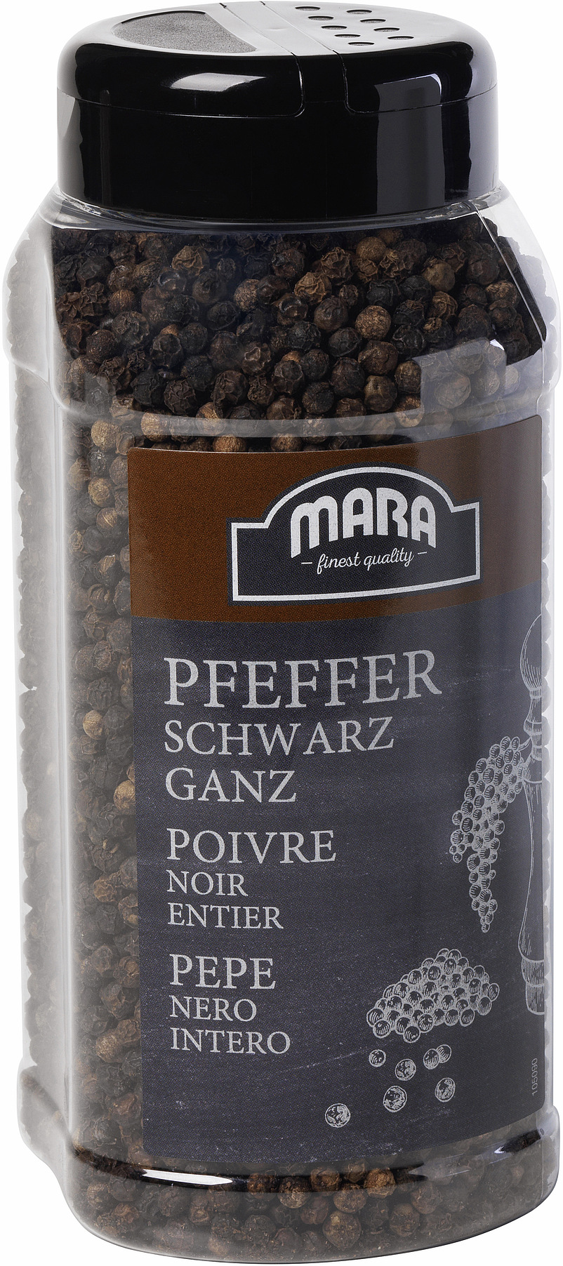 Mara Pfeffer schwarz ganz 420G