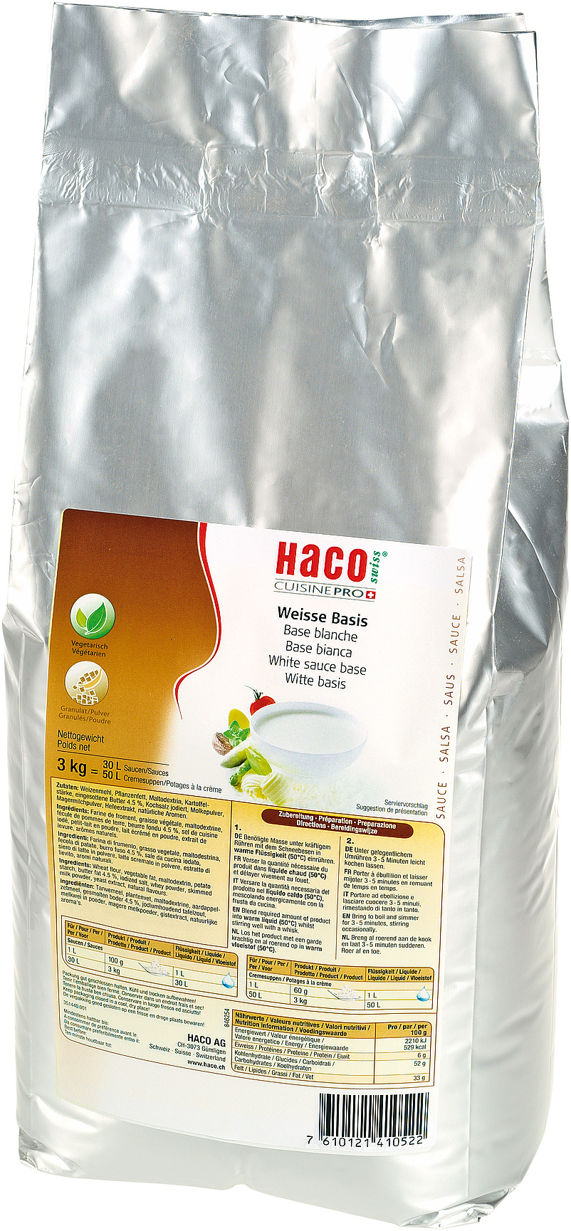 Cuisine Pro Weisse Basis 2x3 kg