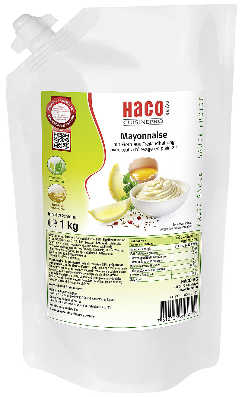 Cuisine Pro Mayonnaise 1KG (Dressierbeutel)