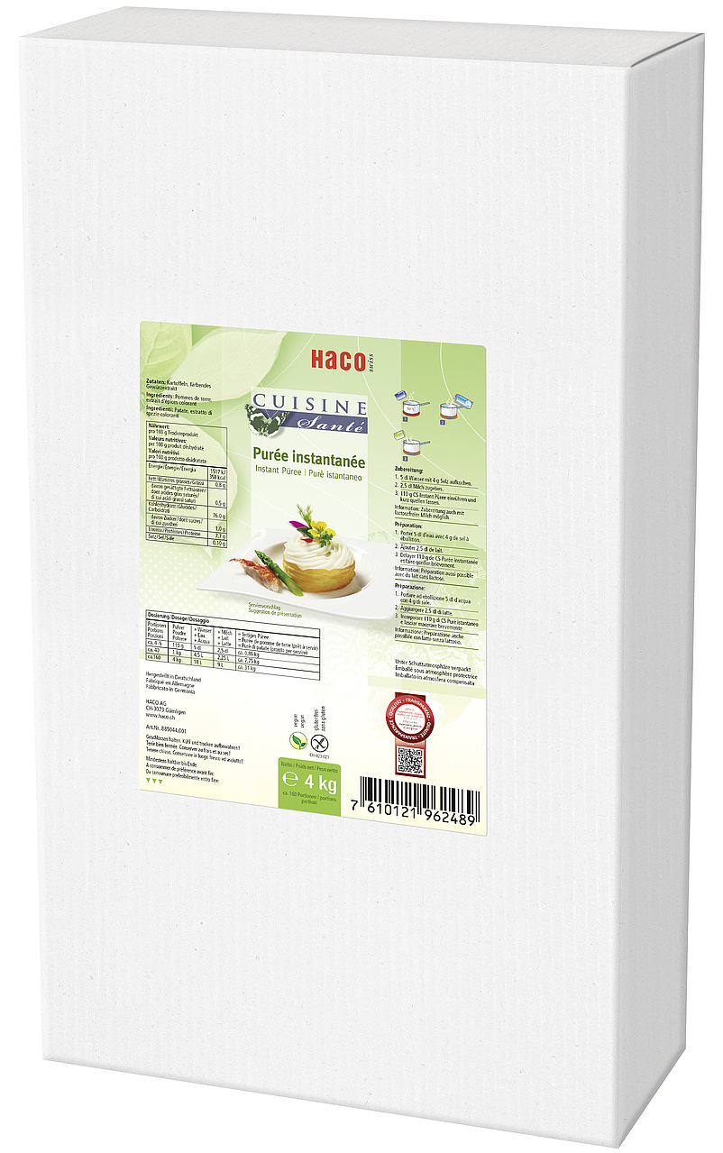 Cuisine Santé Purée instantanée 4 kg