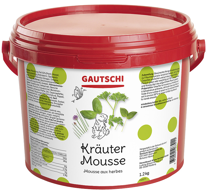 Gautschi Kräutermousse 1.2kg ungekühlt