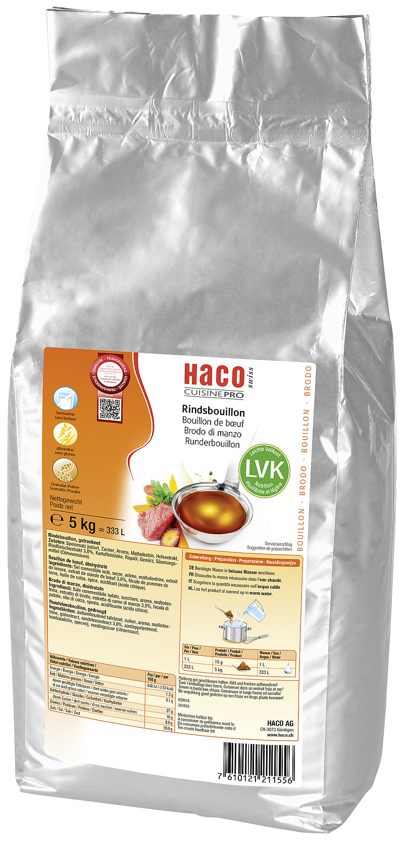 Cuisine Pro Rindsbouillon LVK 5 KG