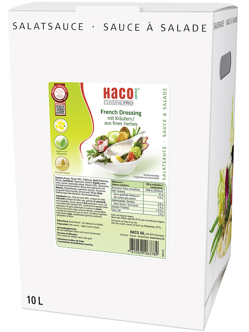 Cuisine Pro French Dressing mit Kräutern 10L Bi-Box
