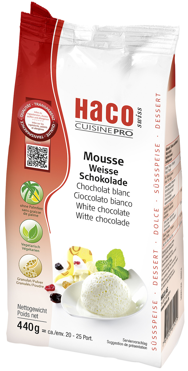 Cuisine Pro Mousse weisse Schokolade 440 g