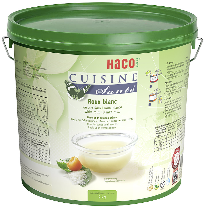 Cuisine Santé Weisser Roux / Basis für Cremesuppen 2kg